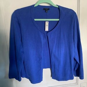 NWT Sz 1x Talbots Cropped Sweater